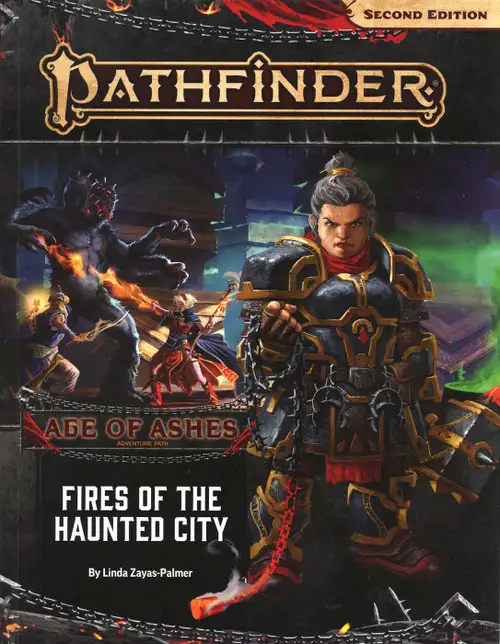 Pathfinder 2st Edition Age of Ashes Fires of the Haunted City Roleplaying Book