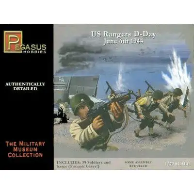 Pegasus 7351 US Rangers D-Day (Jane 6th 1944) - 1:72 US RANGER D-DAY 1944