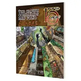 PEL13A12M Pelgrane Press 13th Age: The Crown Commands Map Folio