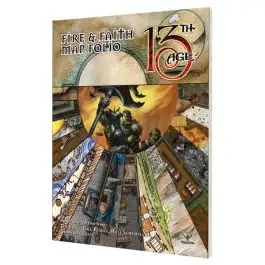 PEL13A13M Pelgrane Press 13th Age: Fire & Faith Map Folio