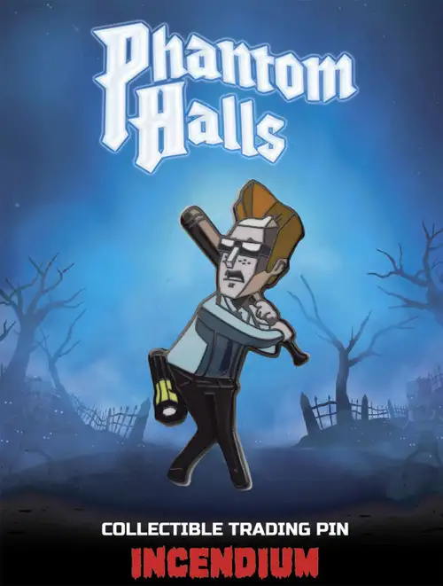 Phantom Halls The Nerd Lapel Pin