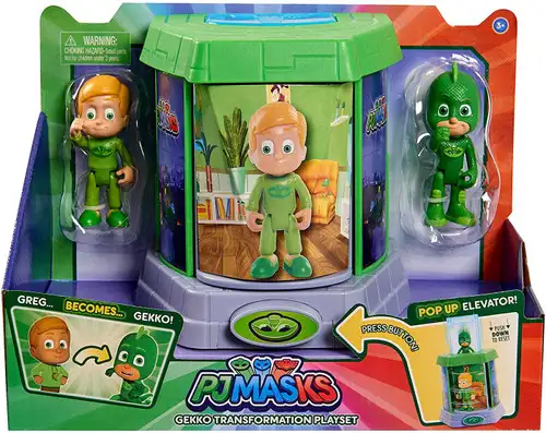 Disney Junior PJ Masks Gekko Transforming Playset [Pop Up Elevator]