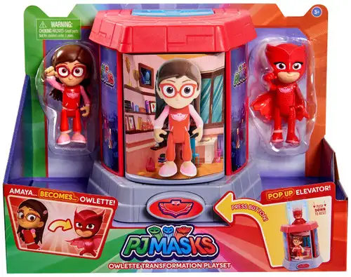 Disney Junior PJ Masks Owlette Transforming Playset [Pop Up Elevator]