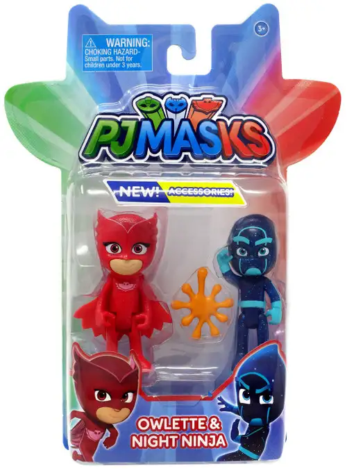 Disney Junior PJ Masks Owlette & Night Ninja Action Figure 2-Pack