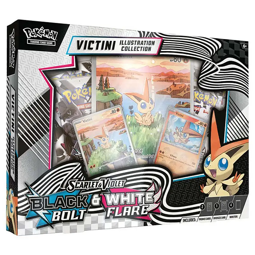 Pokemon TCG: Scarlet & Violet: Black Bolt & White Flare - Illustration Collection (Victini)