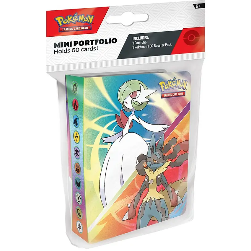Pokemon TCG: Mini Portfolio 2025 - Gardevoir / Lucario (New Arrival)