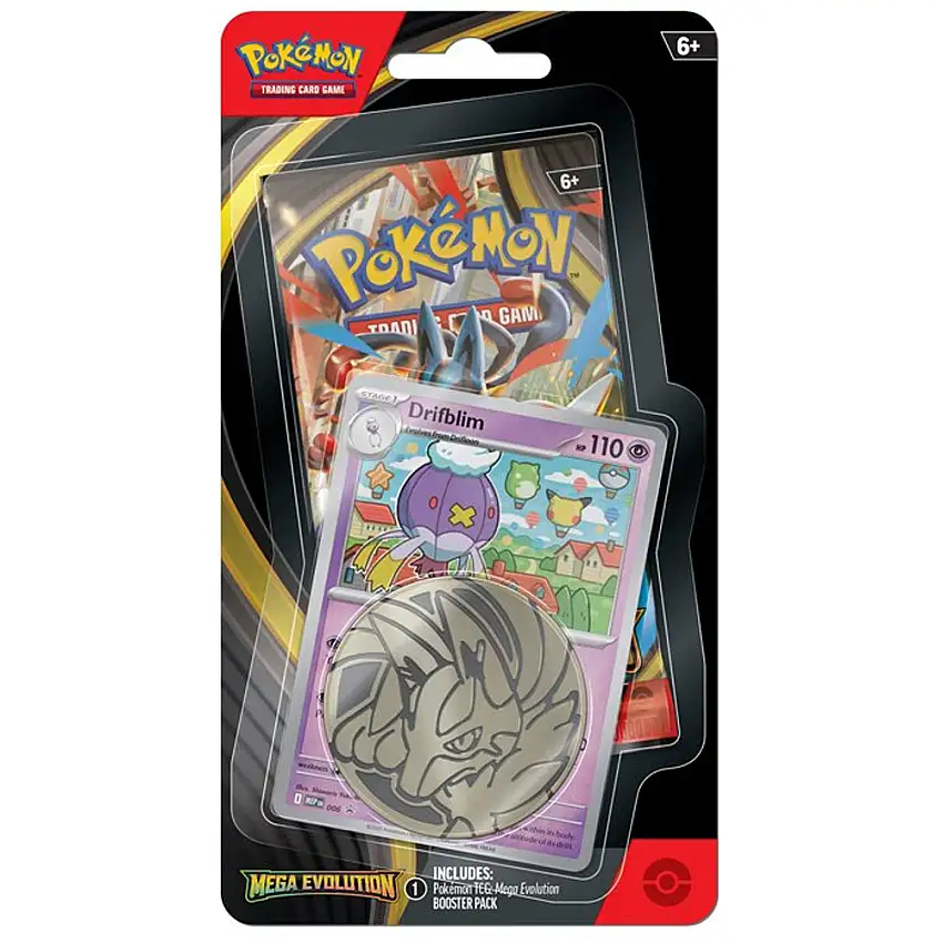 Pokemon TCG: Mega Evolution - Checklane Blister - Drifblim (New Arrival)