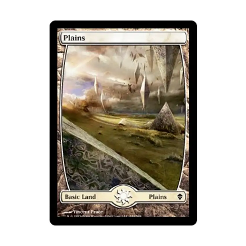 Plains #233 (Expanded Border) (C) (Foil)