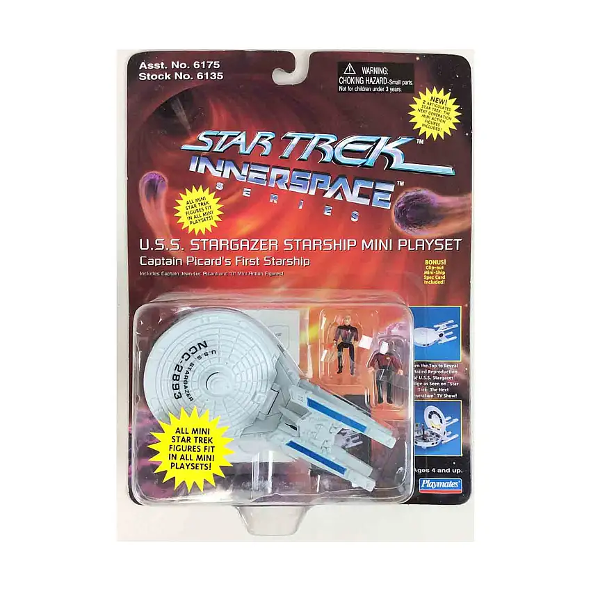 U.S.S. Stargazer Starship Mini PlaySet