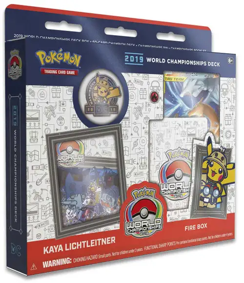 Pokemon 2019 World Championships Kaya Lichtleitner Deck [Fire Box]