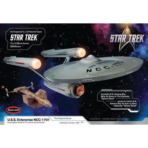 Polar Lights Star Trek: The Original Series U.S.S. Enterprise NCC-1701 1:1000 Scale Model Kit