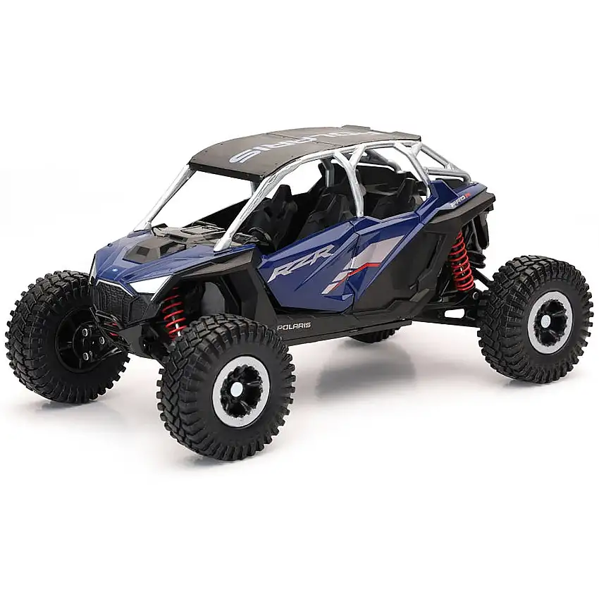 Polaris RZR Pro R UTV Blue with Black Top "Xtreme Off-Road" Series 1/18 Diecast Model by New Ray