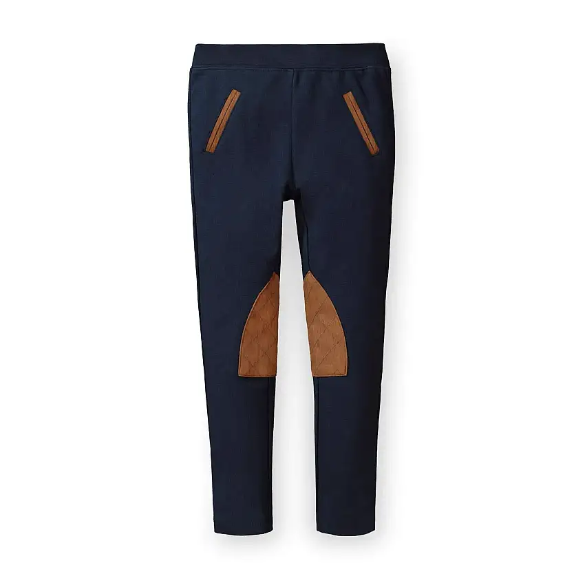 Ponte Riding Pant Navy - Baby