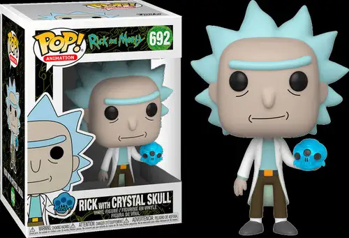 Funko Rick & Morty POP! Animation Rick with Crystal Skull Vinyl Figure #692