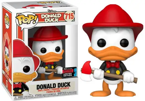 Funko POP! Disney Donald Duck Exclusive Vinyl Figure #715 [Firefighter]