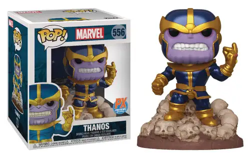 Funko POP! Marvel Thanos Exclusive 6-Inch Vinyl Bobble Head #556 [Comic Version, Super-Sized]