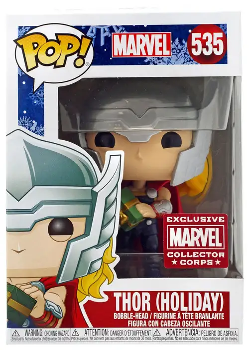 Funko POP! Marvel Thor Exclusive Vinyl Figure #535 [Holiday]