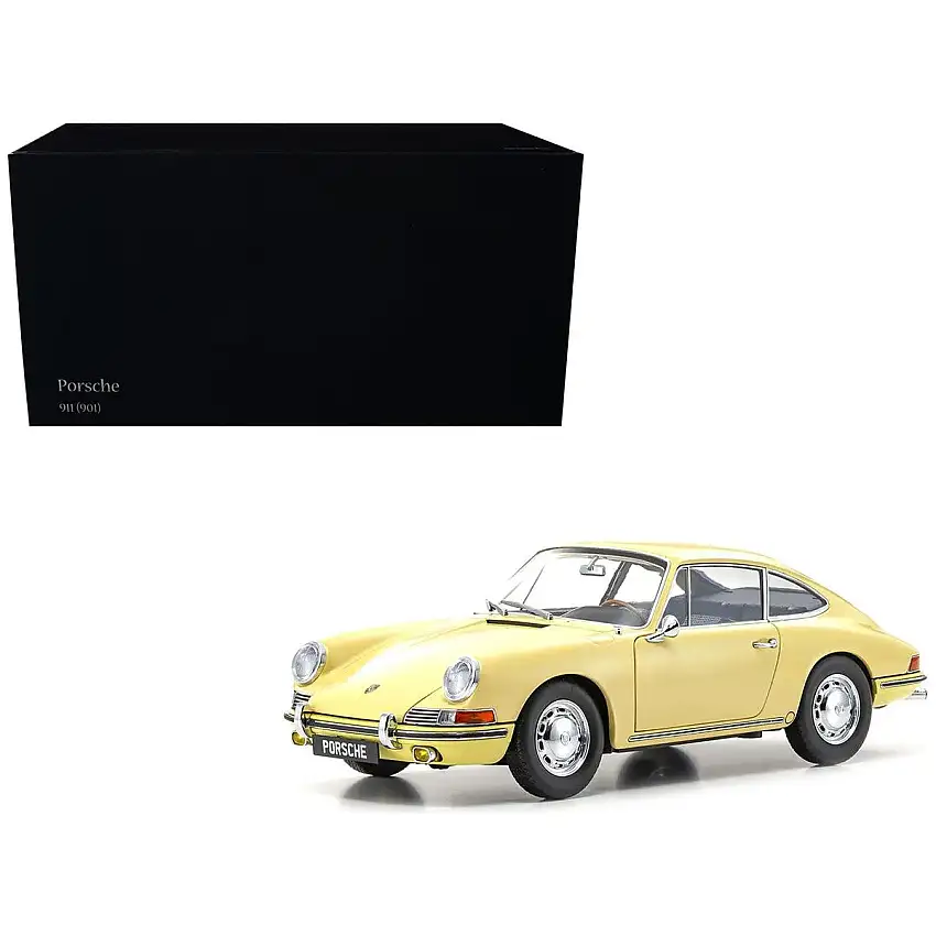 Porsche 911 (901) Champagne Yellow 1/18 Diecast Model Car by Kyosho
