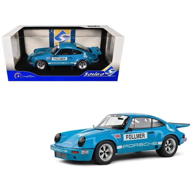 Porsche 911 RS 3.0 #4 George Follmer "IROC Riverside" (1974) "Competition" Series 1/18 Diecast Model Car by Solido