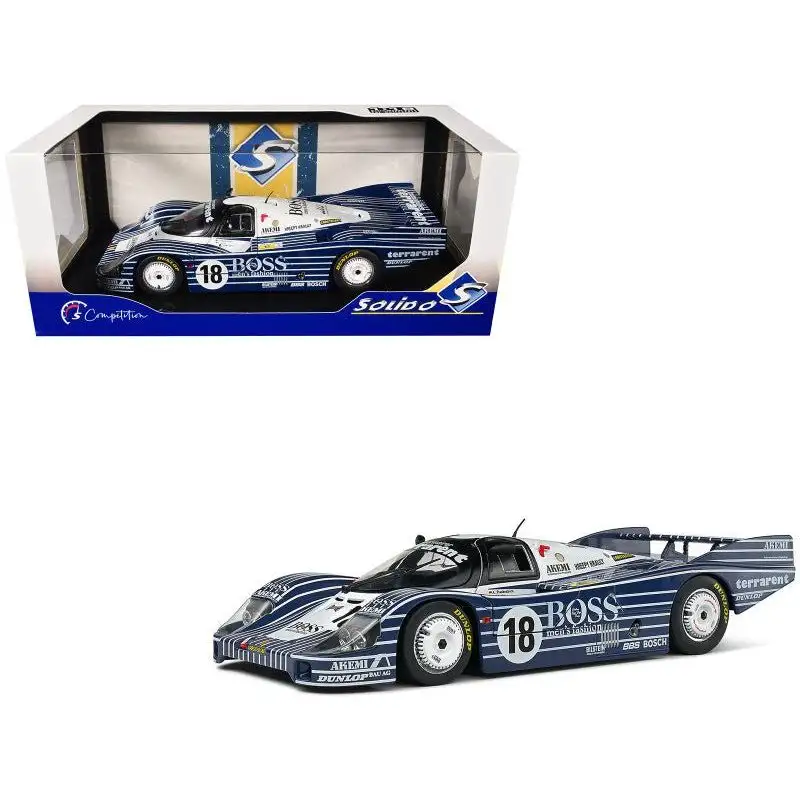 Porsche 956LH #18 Jurgen Lassig - Axel Plankenhorn - Desire Wilson "24 Hours of Le Mans" (1983) "Competition" Series 1/18 Diecast Model Car by Solido