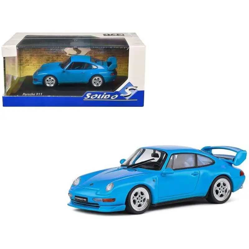 Porsche 993 RS Clubsport Blue 1/43 Diecast Model Car by Solido