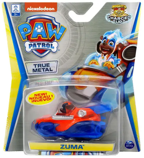Paw Patrol Mighty Pups Charged Up True Metal Zuma Diecast Car [Mighty Pups Charged Up]