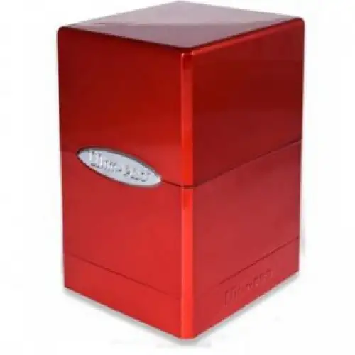 Ultra Pro Card Supplies Satin Tower Hi Gloss Fire Deck Box