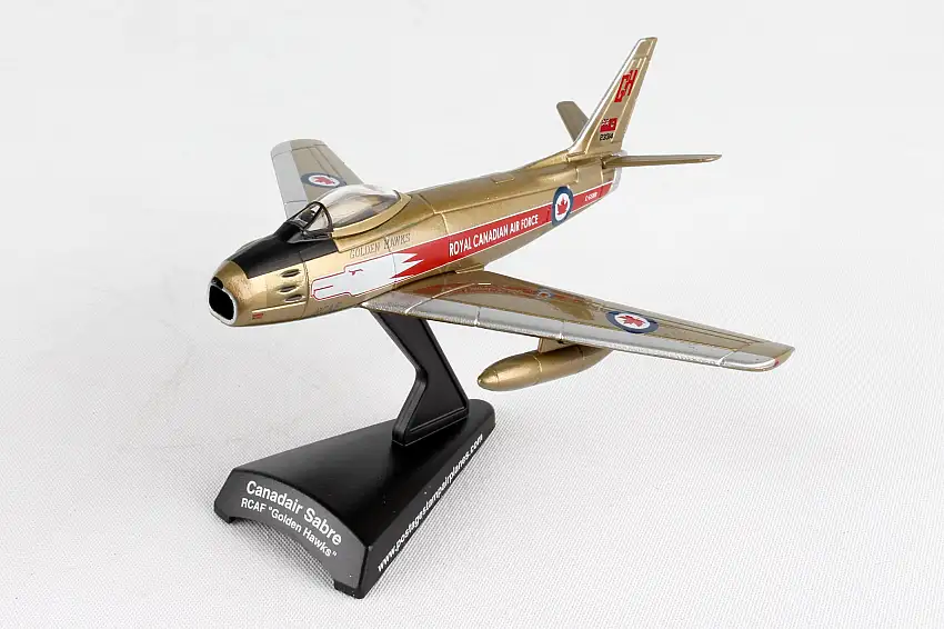 Planes PS5361-4 Rcaf Canadair Sabre 1/110 Golden Hawks