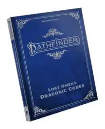 PZO13007-SE Paizo Publishing Pathfinder Role Playing Game: Lost Omens - Draconic Codex Hardcover (Special Edition) (P2)
