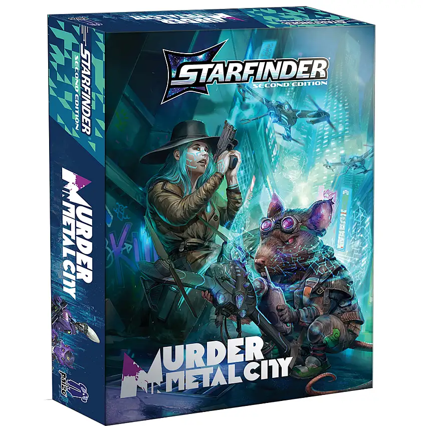 Starfinder 2E RPG: Deluxe Adventure - Murder in Metal City
