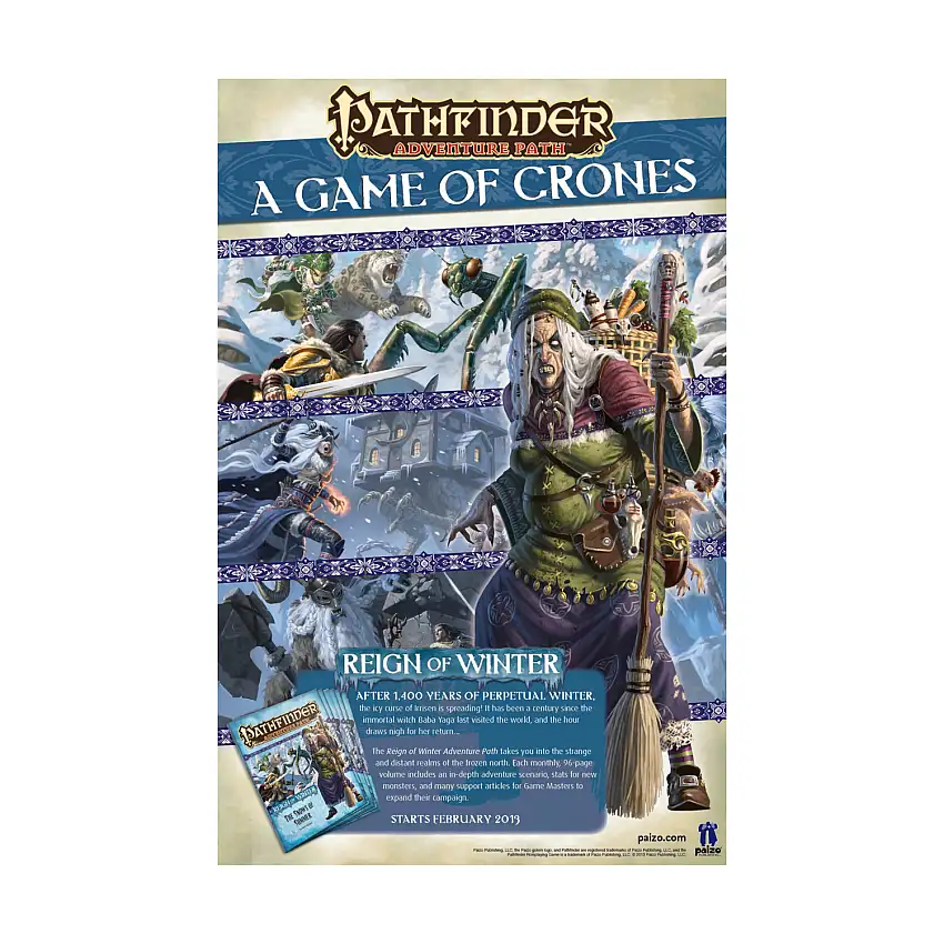 Reign of Winter Promo Poster - Game of Crones