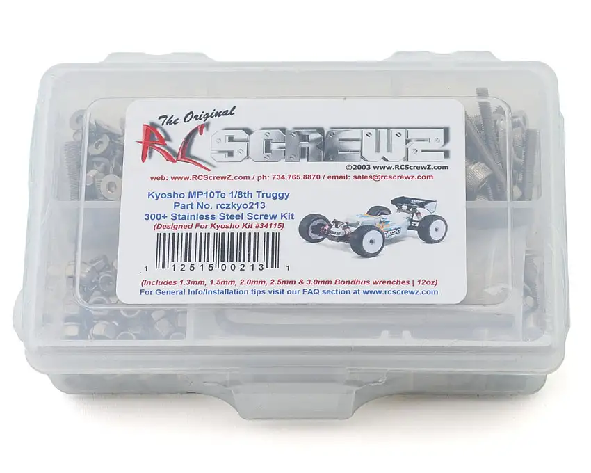 RC Screwz Kyosho Inferno MP10Te 1/8 Truggy Stainless Steel Screw Kit