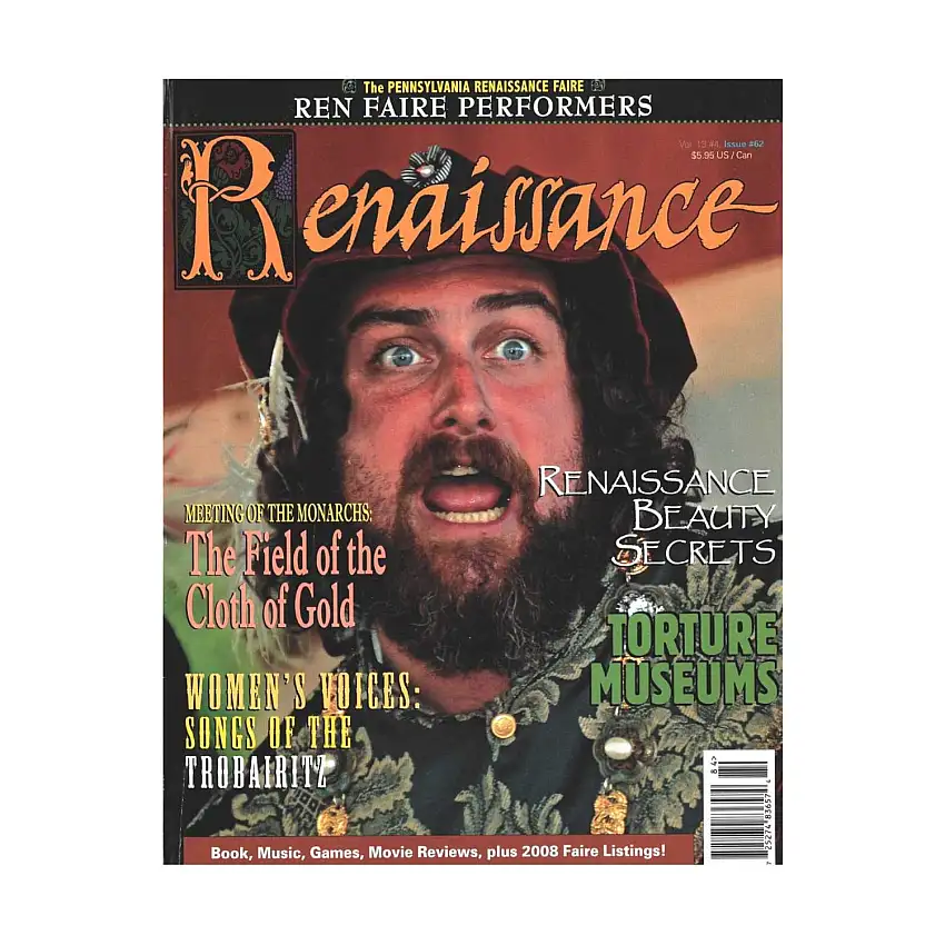 #62 "Renaissance Beauty Secrets, Torture Museums, Songs of the Trobairitz"