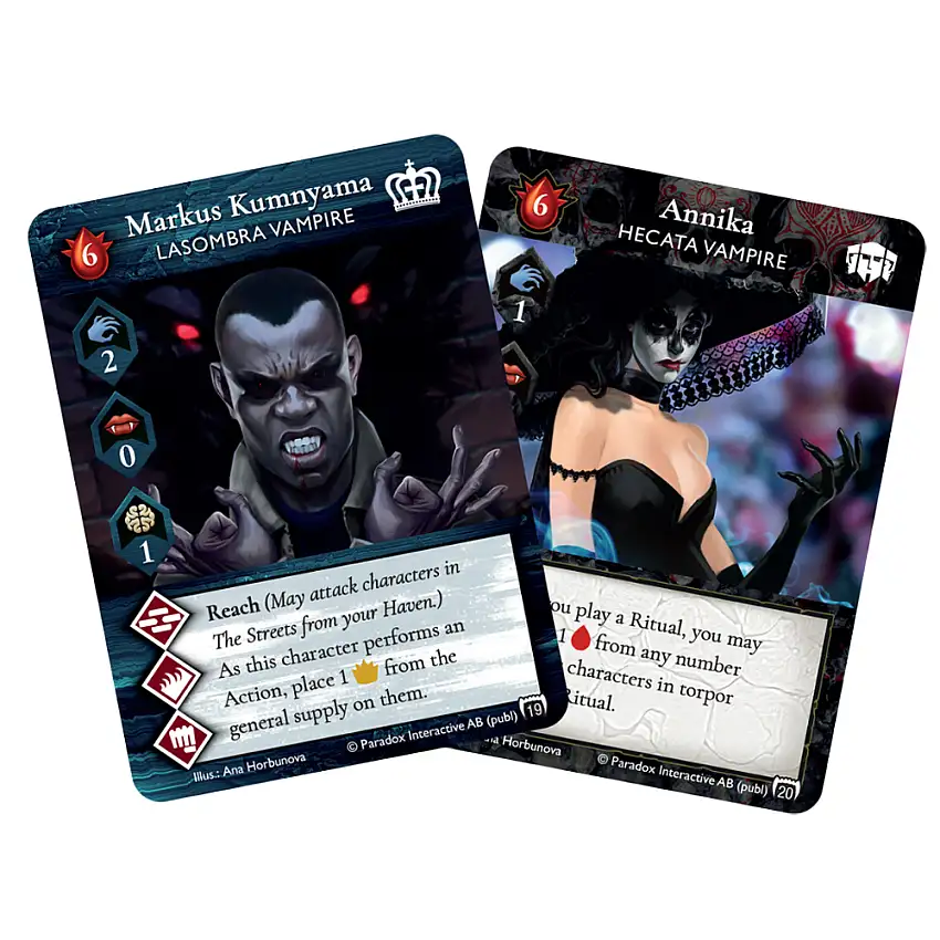 Vampire the Masquerade: Rivals ECG - Markus Kumnyama & Annika Promo Pack