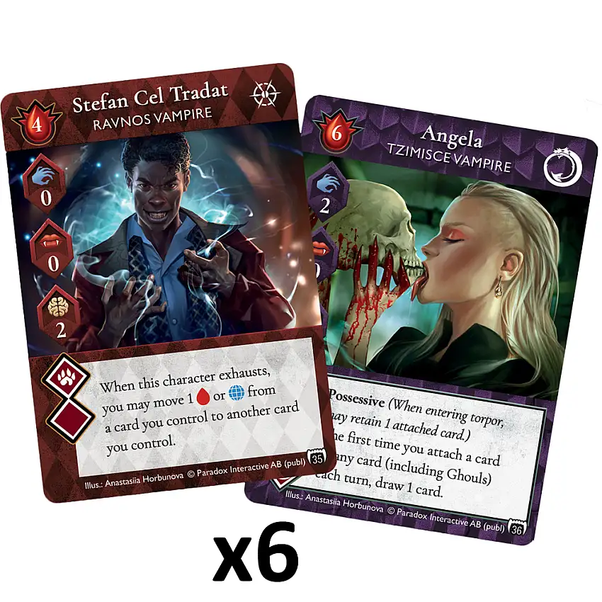 Vampire the Masquerade: Rivals ECG - The Dragon & The Rogue Early Release Kit