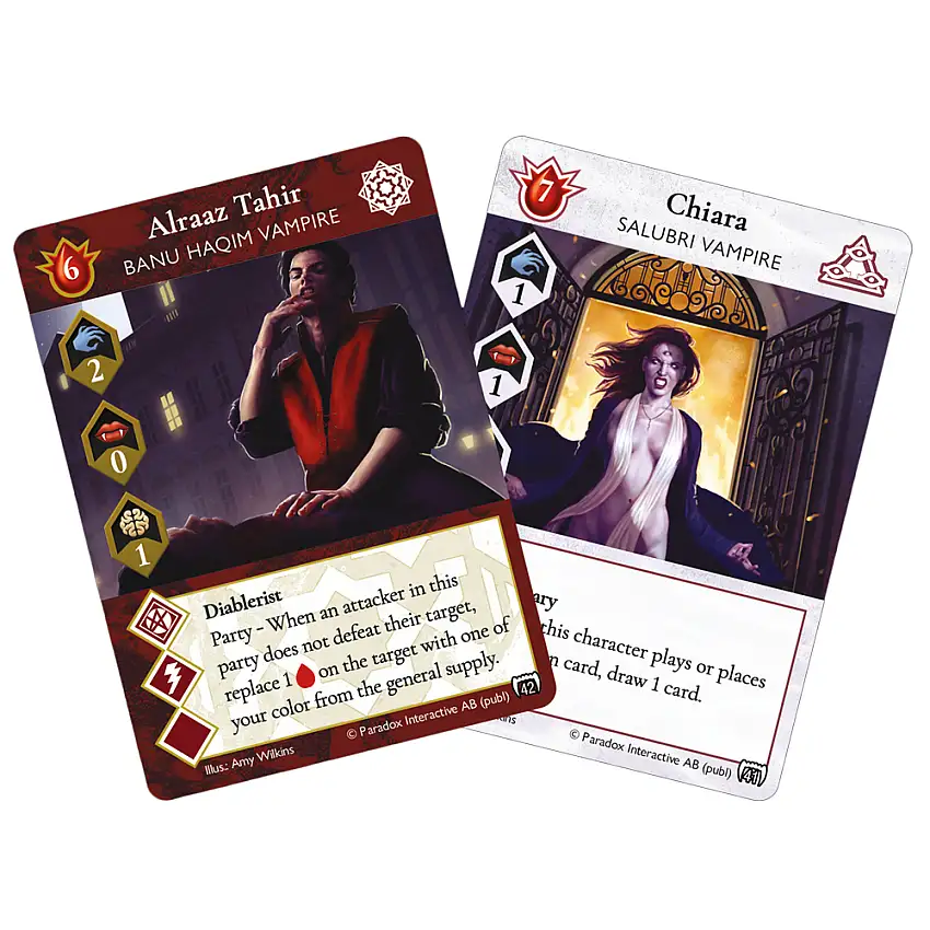 Vampire the Masquerade: Rivals ECG - Chiara & Alraaz Tahir Promo Pack