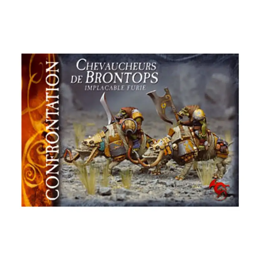 Orc Warriors on Brontops