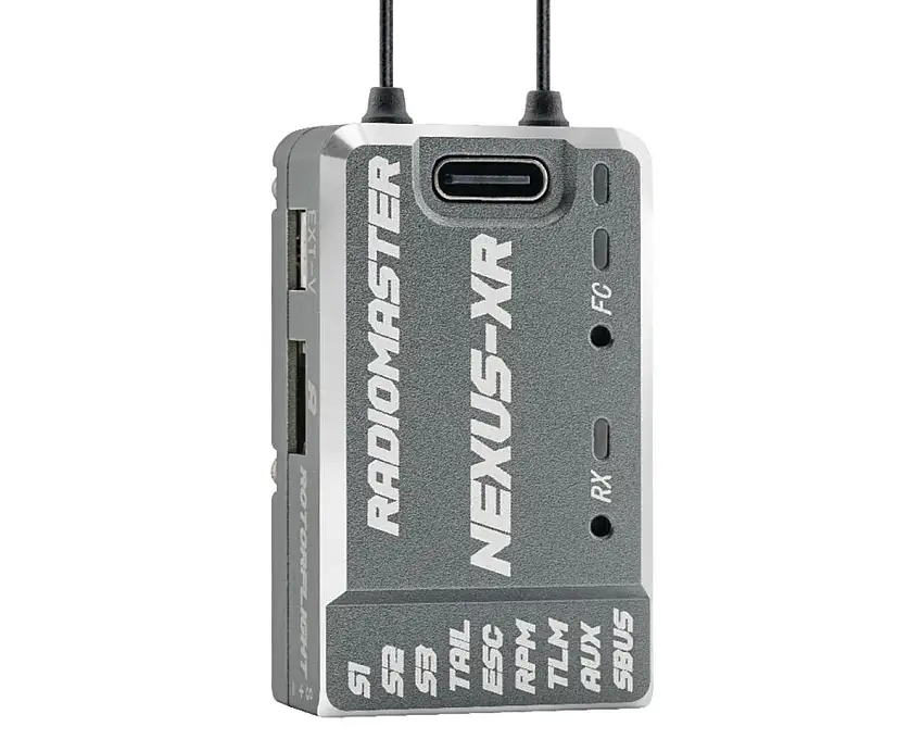 RadioMaster Nexus-XR Rotorflight Helicopter 2.4GHz Receiver Gyro (Grey)