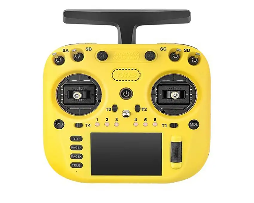 RadioMaster TX15 Dual-Band 2.4GHz/900MHz 16-Channel Radio System (Yellow) (ELRS)