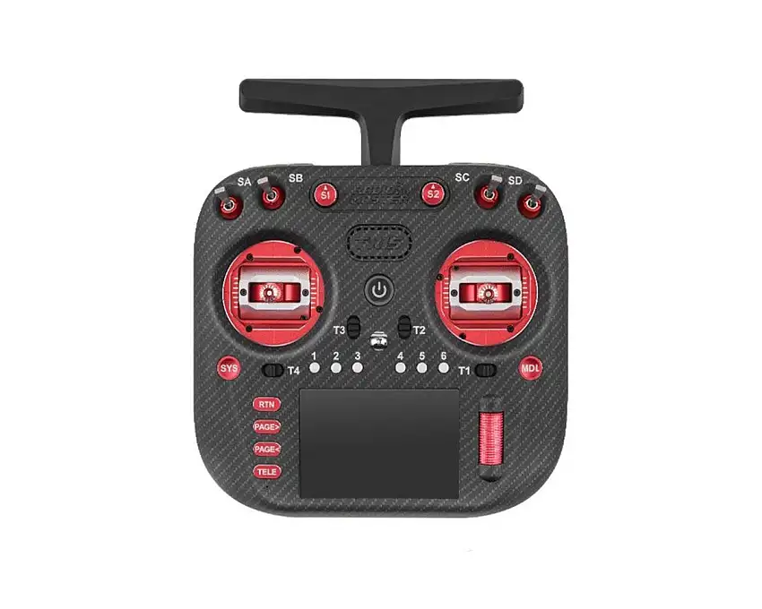 RadioMaster TX15 Max Dual-Band 2.4GHz/900MHz 16-Channel Radio System (Red) (ELRS) w/AG02 Gimbals
