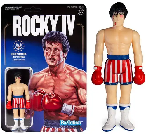ReAction Rocky IV Rocky Balboa Action Figure [Beat Up]