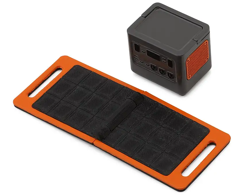 Scale By Chris 1/10 Scale Solar Generator w/Solar Panel Kit (Miniature Scale Accessory)