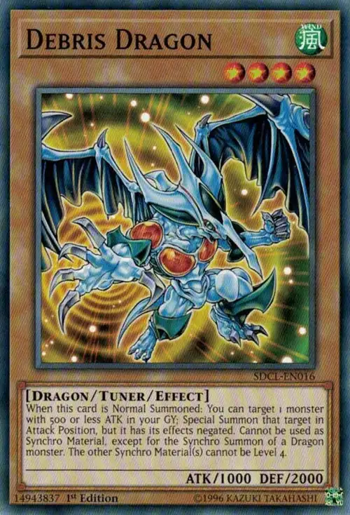 YuGiOh Structure Deck: Cyberse Link Common Debris Dragon SDCL-EN016