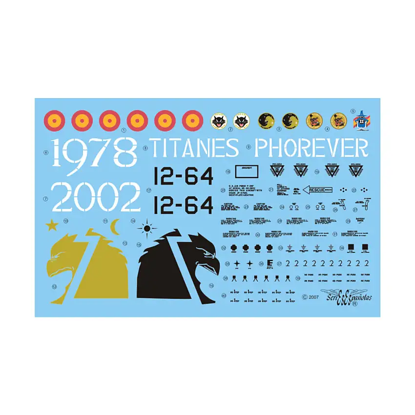 RF-4C ALA12 - Titanes Phorever – 123 Squadron (1/48)