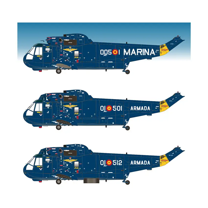 SH-3D/H Sea King ASW - 5th Squadron - Blue (1/72)