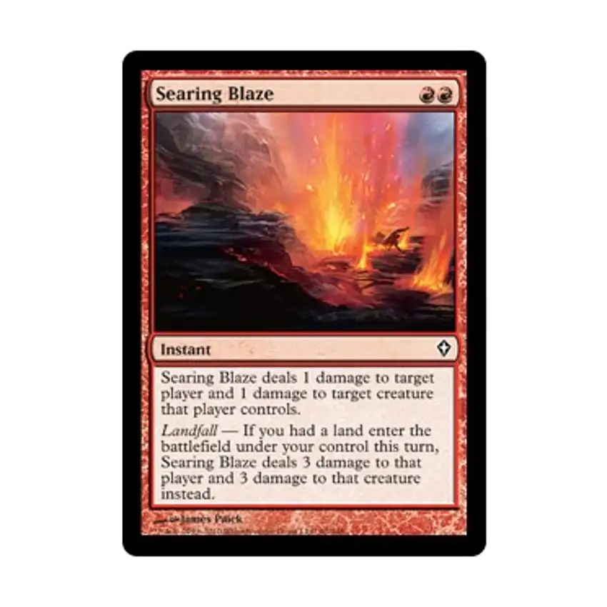 Searing Blaze (C) (Foil)