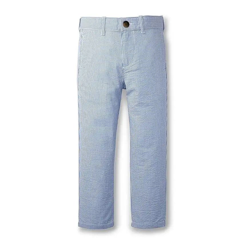 Organic Seersucker Suit Pant - Baby