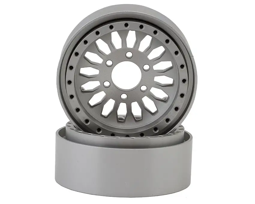 Reefs RC SHIELD DEEP DISH Aluminum 1.9 Beadlock Wheels w/Hubs (2)