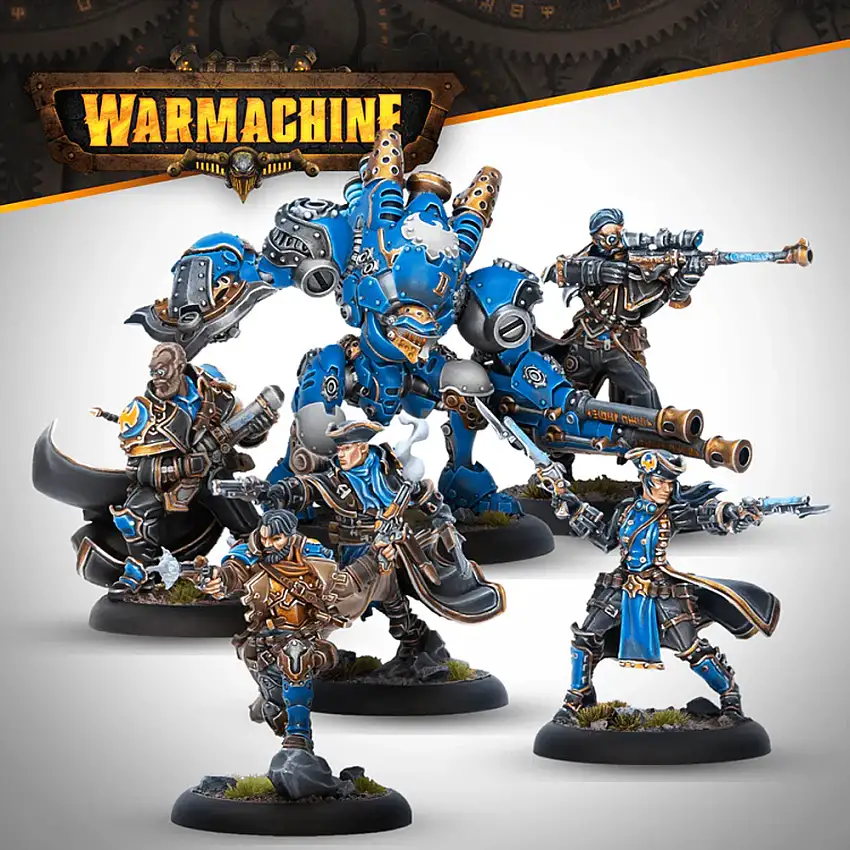 Warmachine: Cygnar Hellslingers Command Cadre