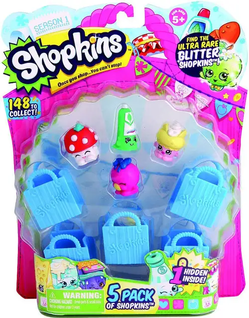 Shopkins Season 1 Mini Figure 5-Pack [Damaged Package]